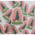 Christmas Sticker pink - sticker