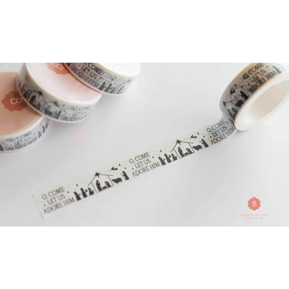 Come Adore Him Washi Tape - washi tape