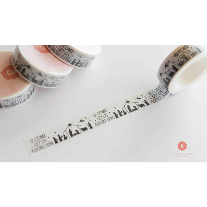 Come Adore Him Washi Tape - washi tape
