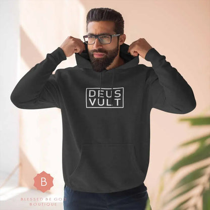 Deus Vult Catholic Premium Catholic Men’s Hoodie - Hoodie