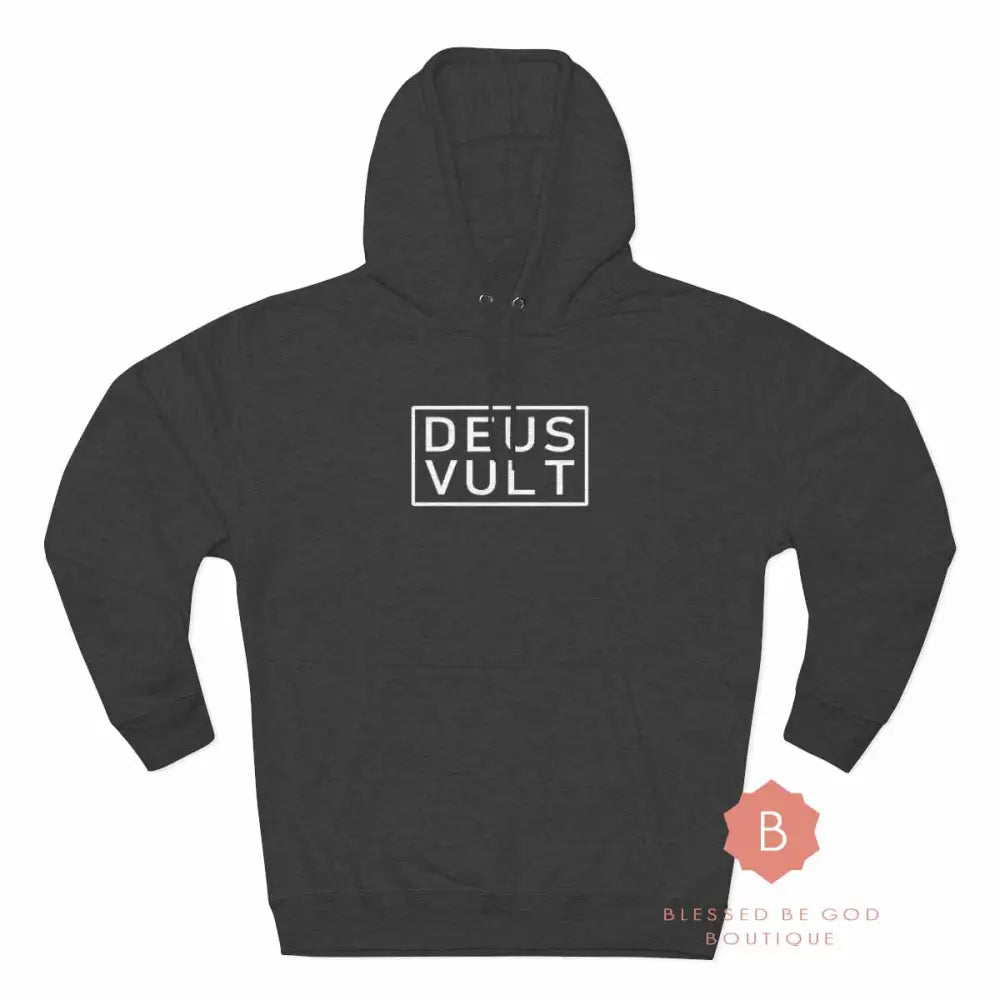 Deus Vult Catholic Premium Catholic Men’s Hoodie - Hoodie