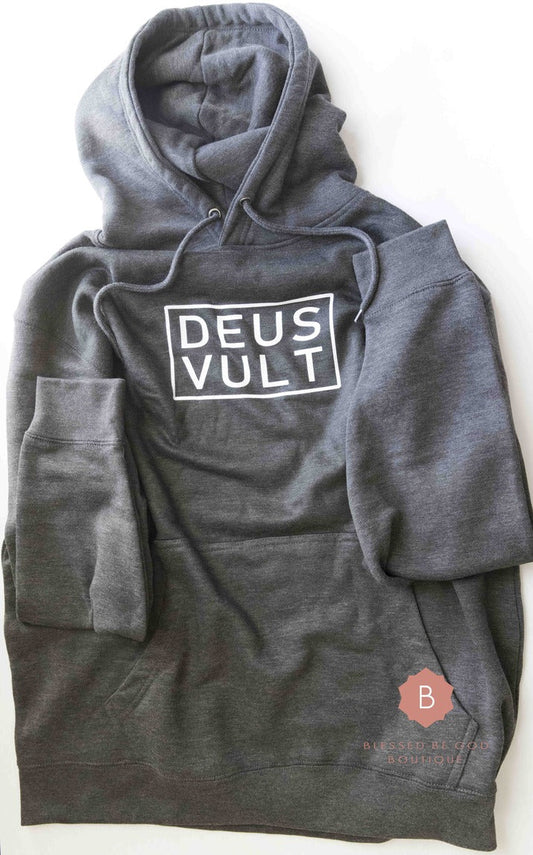 Deus Vult Catholic Premium Catholic Men’s Hoodie - Hoodie