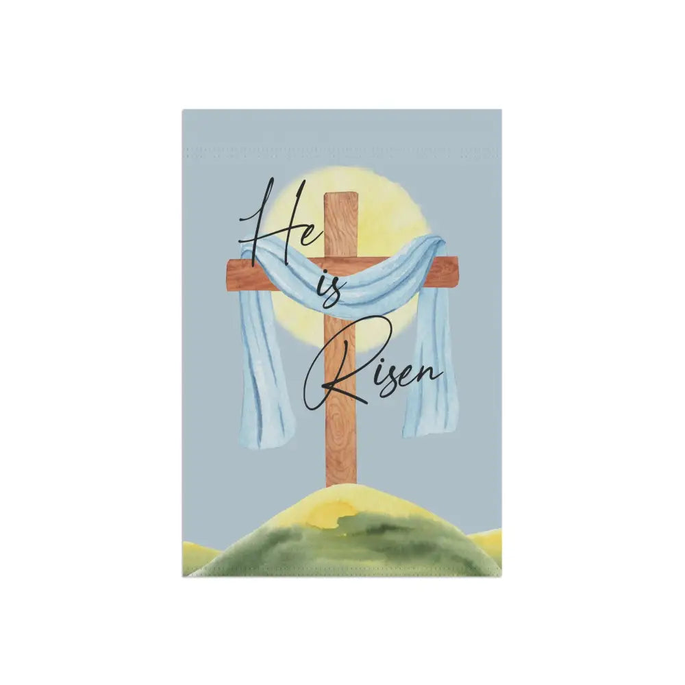 Easter Garden Flag - 12’’ × 18’’ - Home Decor