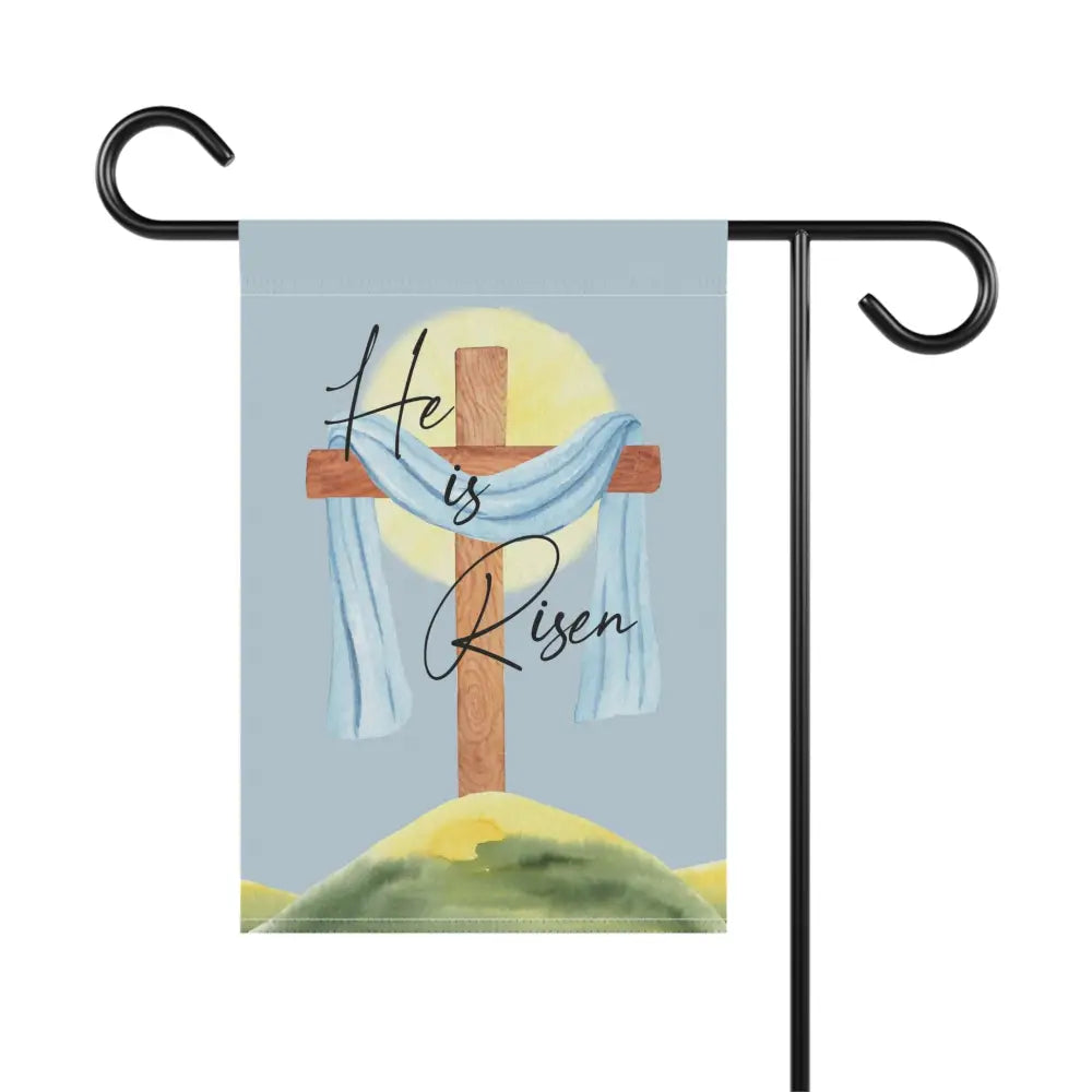 Easter Garden Flag - 12’’ × 18’’ - Home Decor