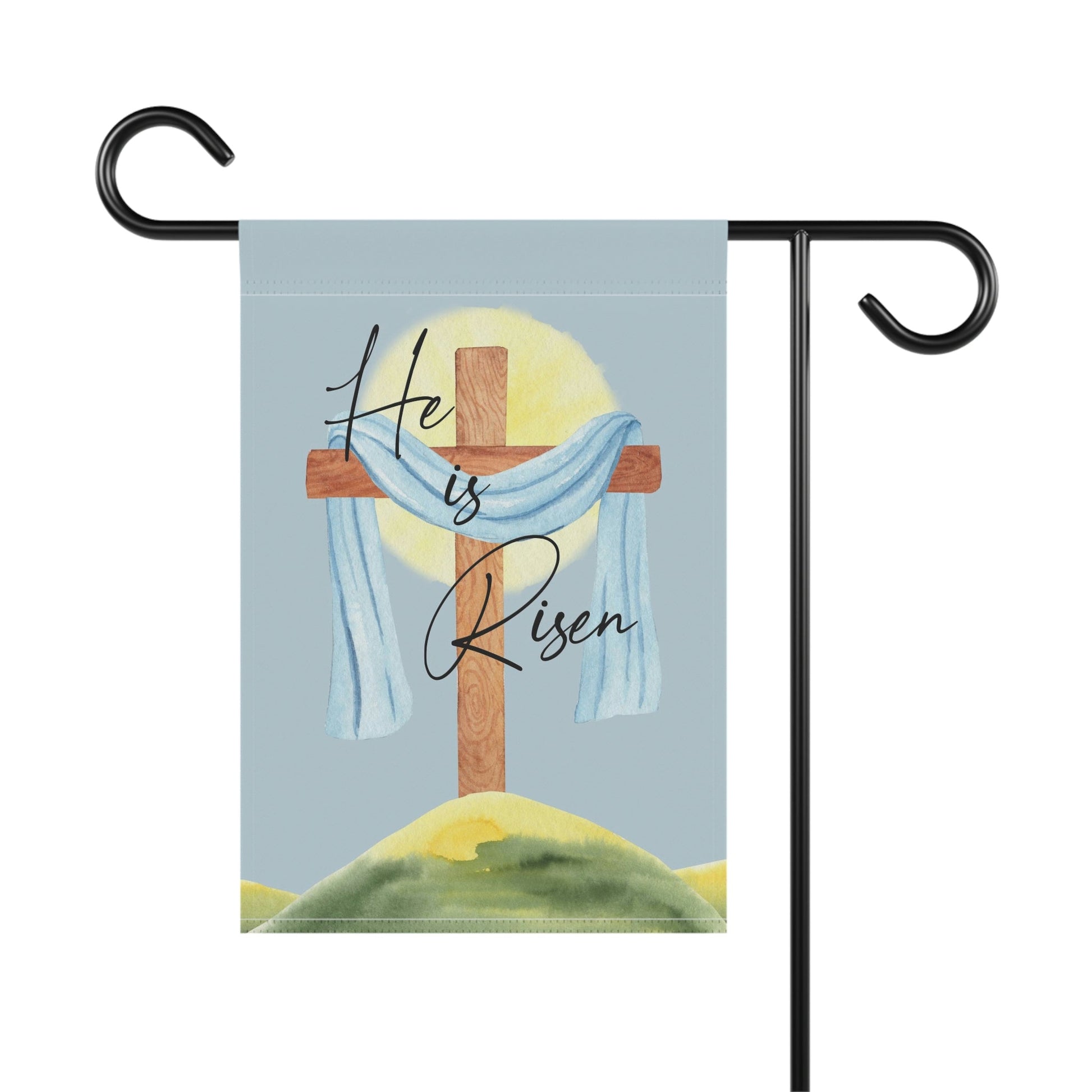 Easter Garden Flag Catholic Outdoor Decorative Yard Porch House Banner Double Sided Lord Jesus Paschal Risen Christ