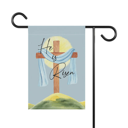 Easter Garden Flag Catholic Outdoor Decorative Yard Porch House Banner Double Sided Lord Jesus Paschal Risen Christ