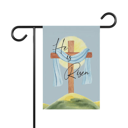 Easter Garden Flag Catholic Outdoor Decorative Yard Porch House Banner Double Sided Lord Jesus Paschal Risen Christ