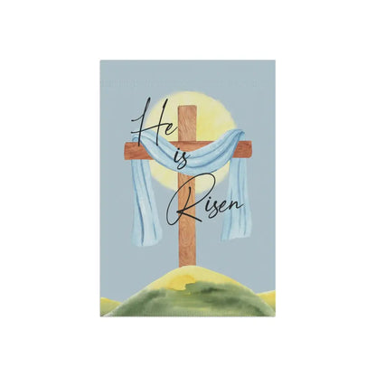 Easter Garden Flag Catholic Outdoor Decorative Yard Porch House Banner Double Sided Lord Jesus Paschal Risen Christ