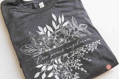 Ecce Panis Angelorum Catholic t-shirt - T-Shirt