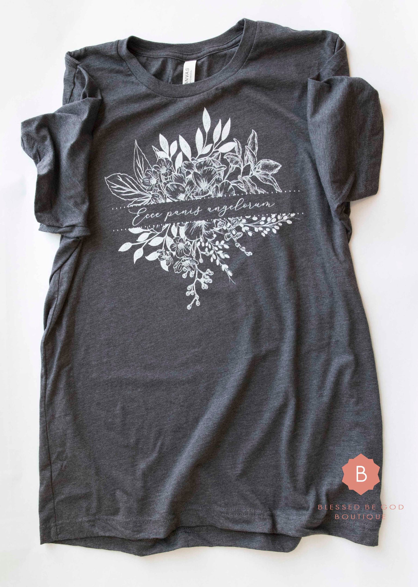 Ecce Panis Angelorum Catholic t-shirt - T-Shirt