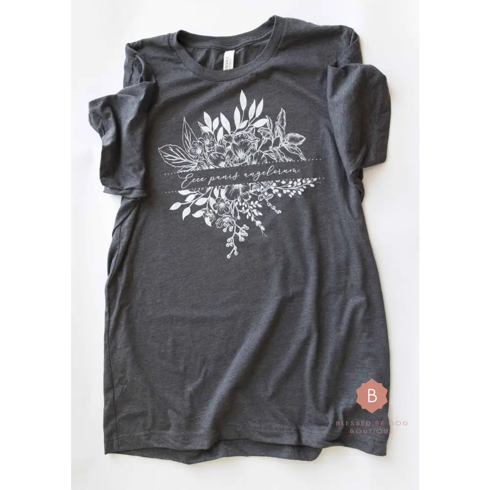 Ecce Panis Angelorum Catholic t-shirt - T-Shirt