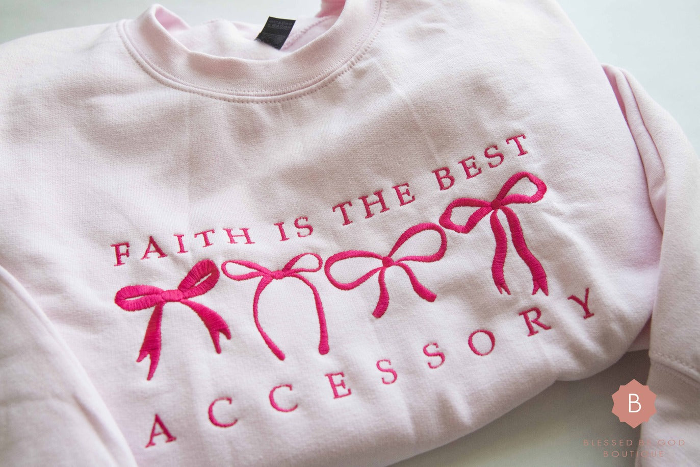 Faith is the Best Accessory Catholic Unisex Sweatshirt - Sweatshirt