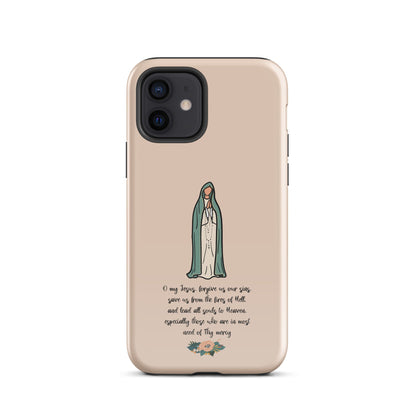 Fatima Catholic Phone Case Tough Case for iPhone® 11-14 - Glossy / iPhone 12 - Phone Case