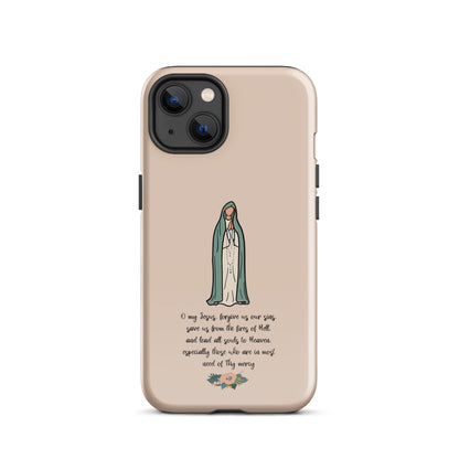 Fatima Catholic Phone Case Tough Case for iPhone® 11-14 - Glossy / iPhone 13 - Phone Case
