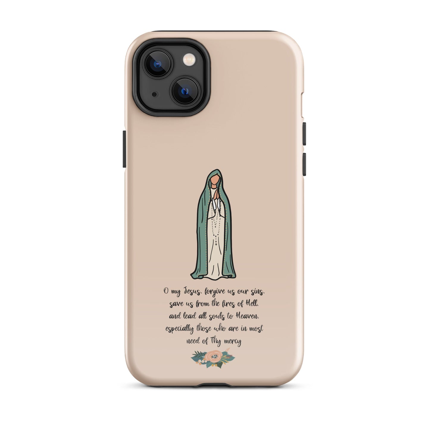 Fatima Catholic Phone Case Tough Case for iPhone® 11-14 - Glossy / iPhone 14 Plus - Phone Case