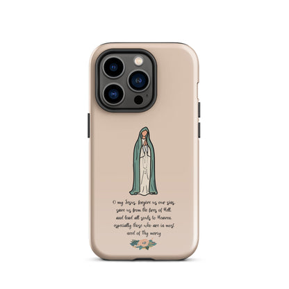 Fatima Catholic Phone Case Tough Case for iPhone® 11-14 - Glossy / iPhone 14 Pro - Phone Case
