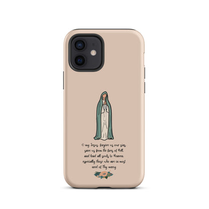 Fatima Catholic Phone Case Tough Case for iPhone® 11-14 - Matte / iPhone 12 - Phone Case
