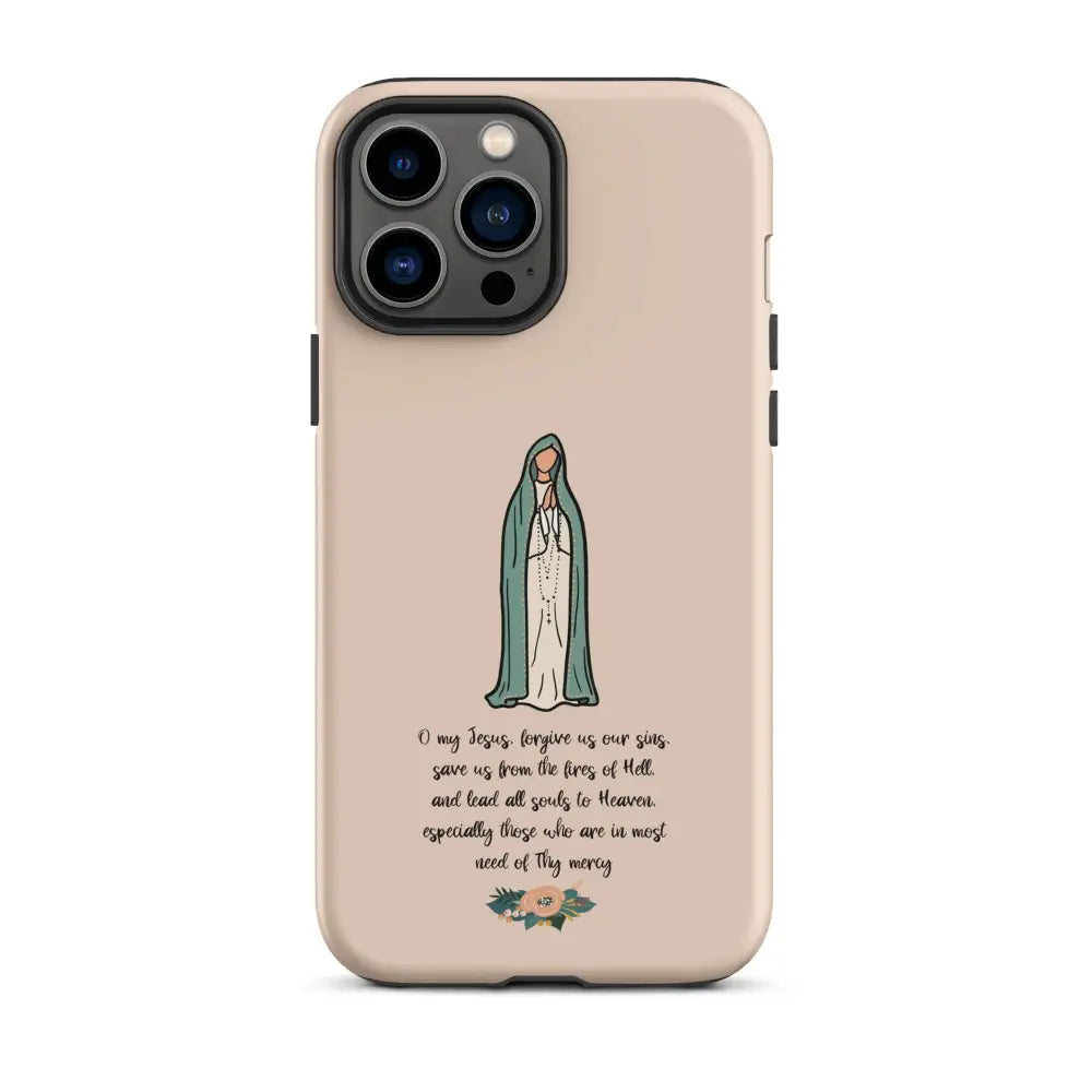 Fatima Catholic Phone Case Tough Case for iPhone® 11-14 - Matte / iPhone 13 Pro Max - Phone Case