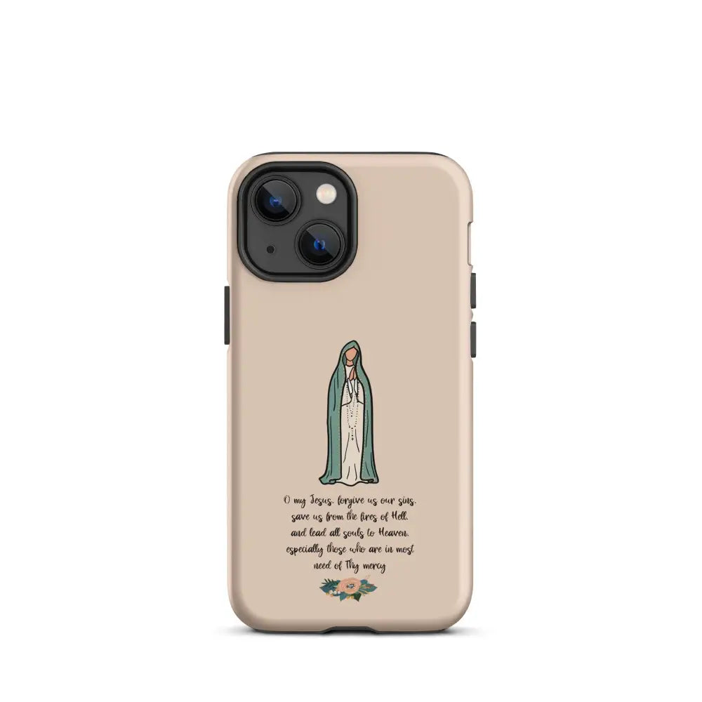 Fatima Catholic Phone Case Tough Case for iPhone® 11-14 - Matte / iPhone 13 mini - Phone Case