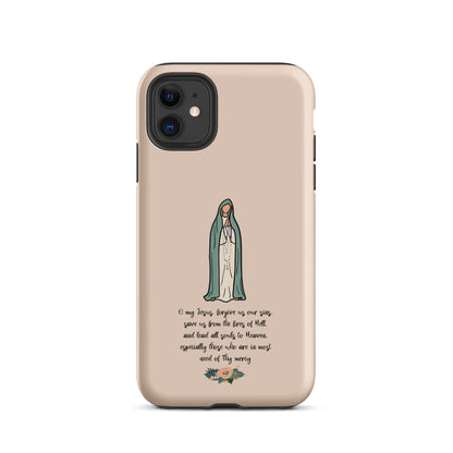 Fatima Catholic Phone Case Tough Case for iPhone® 11-14 - Matte / iPhone 11 - Phone Case