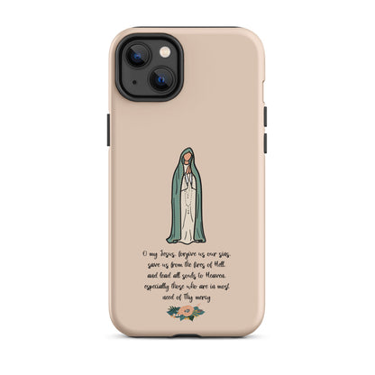 Fatima Catholic Phone Case Tough Case for iPhone® 11-14 - Matte / iPhone 14 Plus - Phone Case