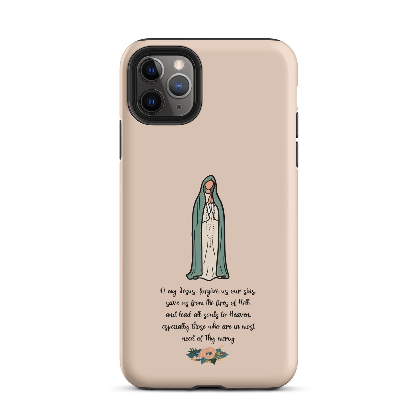 Fatima Catholic Phone Case Tough Case for iPhone® 11-14 - Matte / iPhone 11 Pro Max - Phone Case