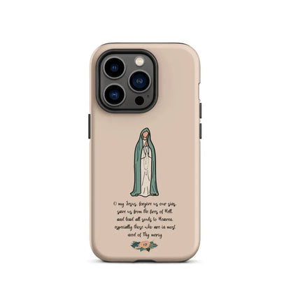 Fatima Catholic Phone Case Tough Case for iPhone® 11-14 - Matte / iPhone 14 Pro - Phone Case