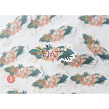 Fiat Sticker Catholic vinyl - Decorative Stickers