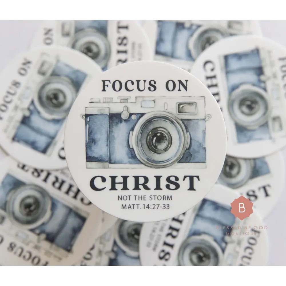 Focus on Christ Matthew 14 - sticker