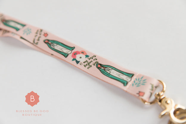 Our Lady Of Fatima Lanyard