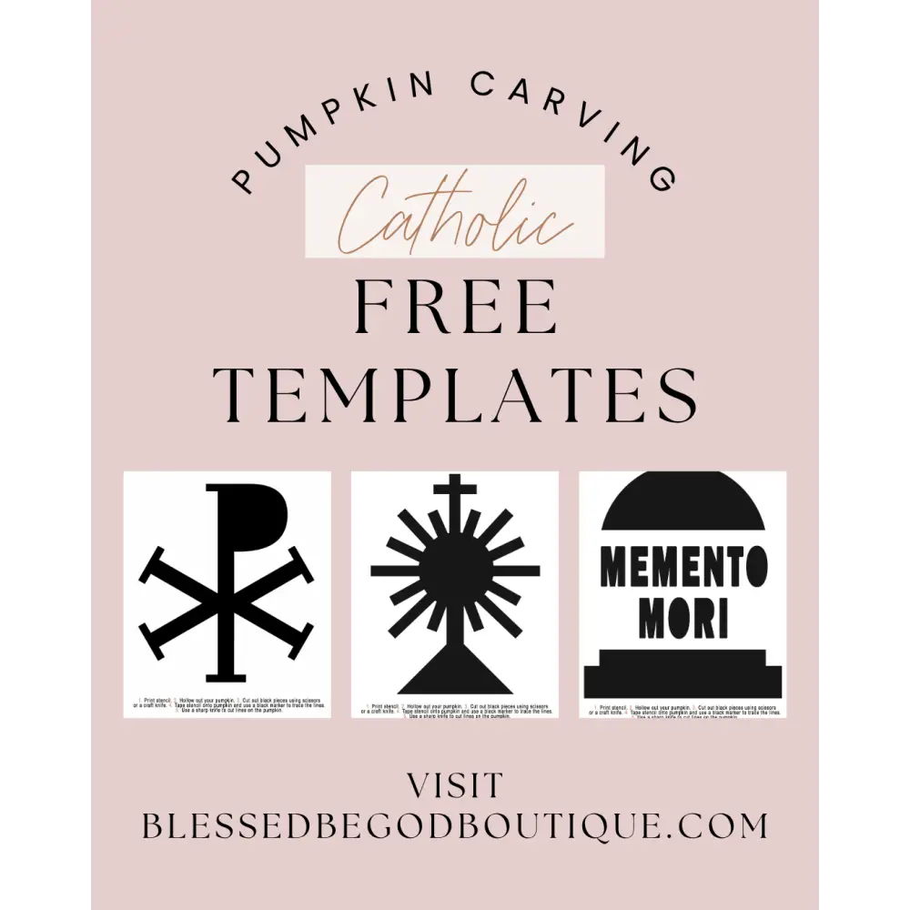 Free Catholic Halloween Pumpkin Stencils - Paper products