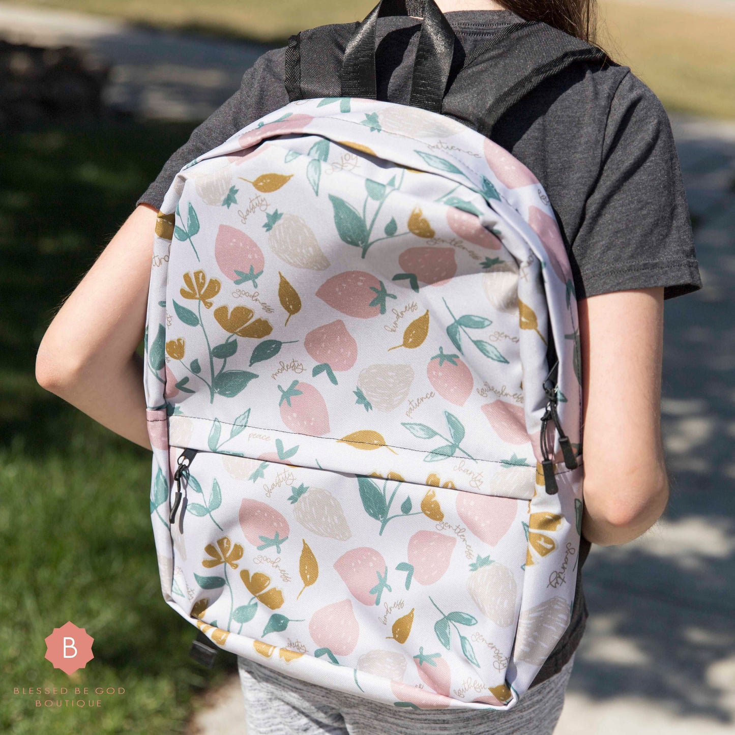 Fruits of the Holy Spirit Catholic Backpack - Backpacks