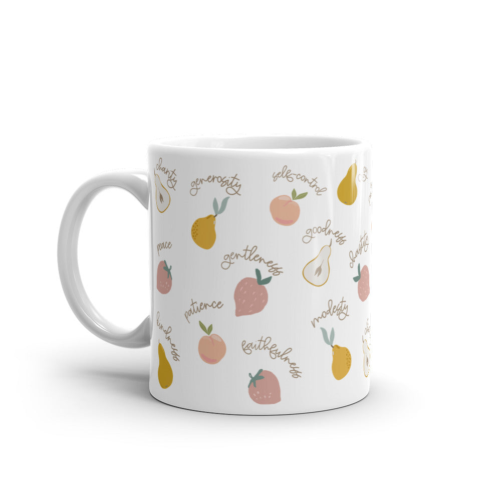 Fruits of the Holy Spirit Catholic Mug 11oz cup