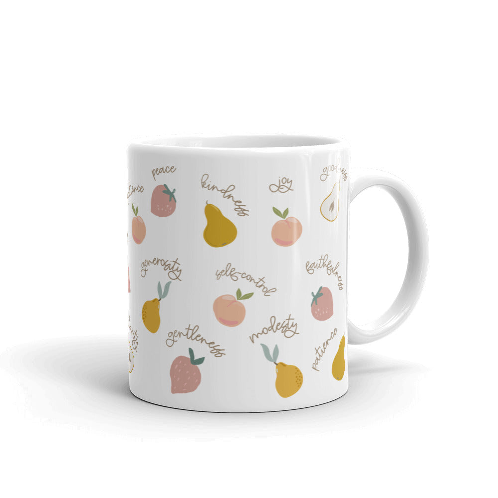 Fruits of the Holy Spirit Catholic Mug 11oz cup