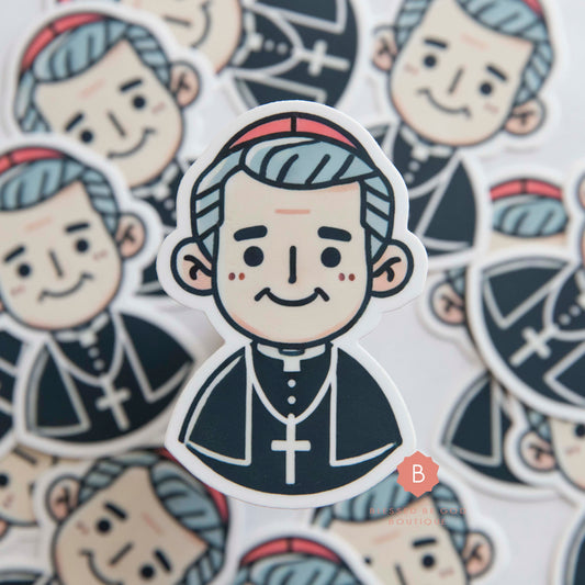 Fulton Sheen Sticker Catholic Vinyl Sticker - sticker