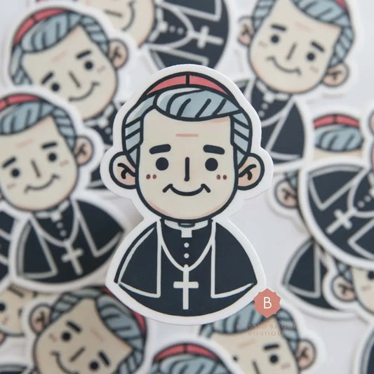 Fulton Sheen Sticker Catholic Vinyl Sticker - sticker