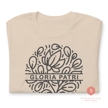 Catholic shirt Christian Gloria Patri Latin Glory Be to the Father Rosary Catholic gifts