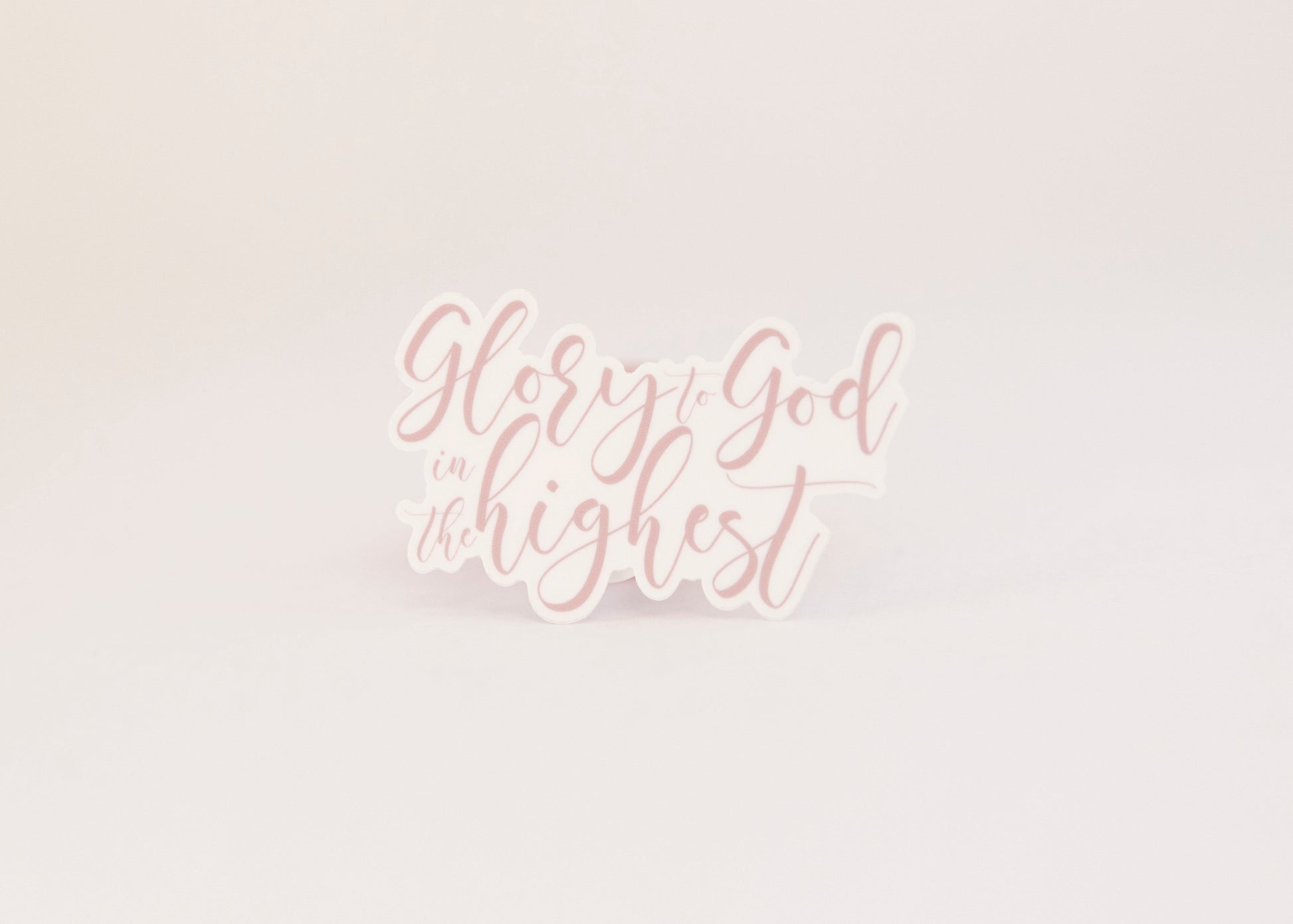 Glory to God Sticker Catholic Vinyl Sticker