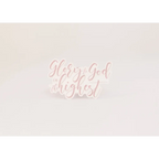 Glory to God Sticker Catholic Vinyl Sticker
