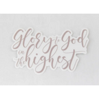 Glory to God Sticker Catholic Vinyl Sticker