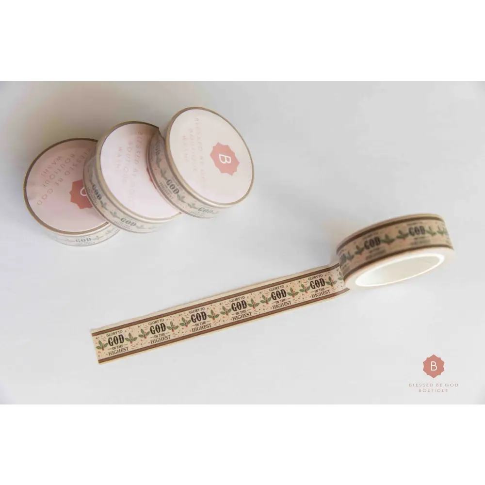 Glory to God Washi Tape - washi tape
