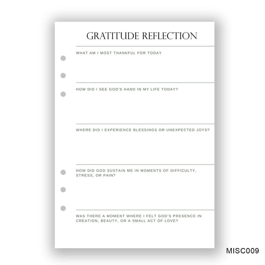 Gratitude Journaling Page - Paper products