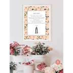 Hail Mary Catholic Art 12x16 - Posters Prints & Visual Artwork