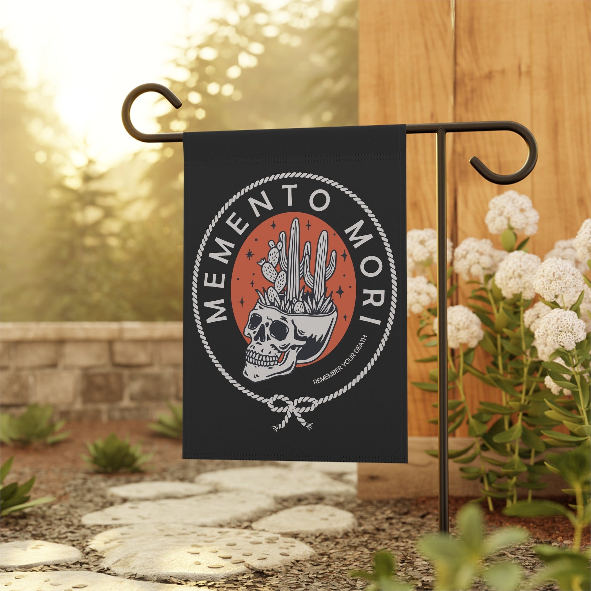 Halloween Catholic Garden Flag - 12’’ × 18’’ - Home Decor