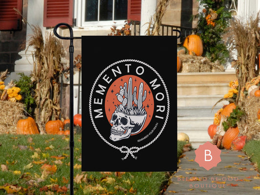 Halloween Catholic Garden Flag - 12’’ × 18’’ - Home Decor