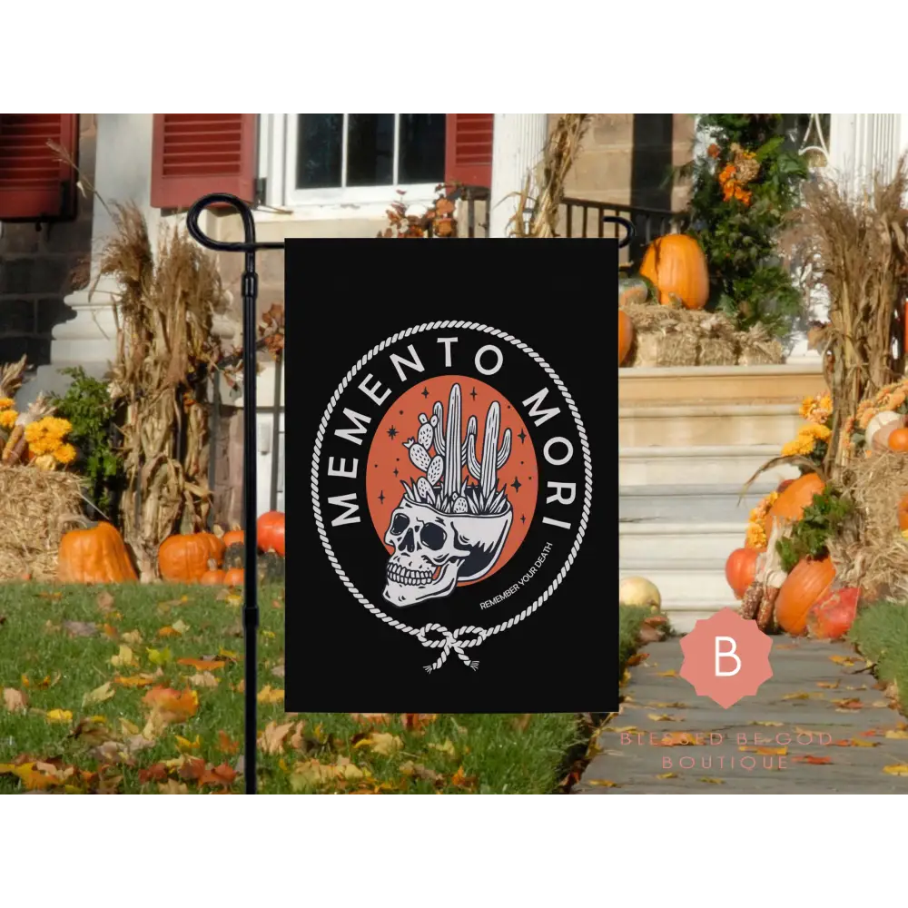 Halloween Catholic Garden Flag - 12’’ × 18’’ - Home Decor