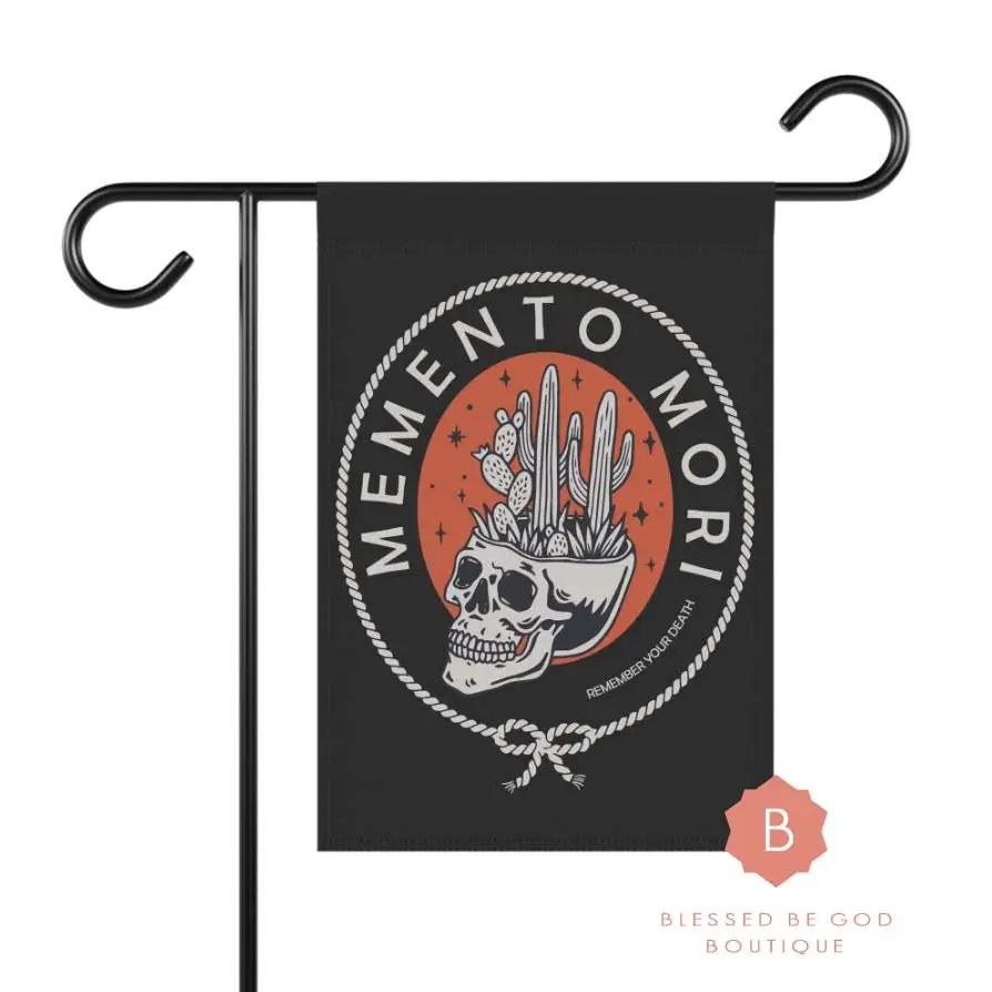 Halloween Catholic Garden Flag - 12’’ × 18’’ - Home Decor