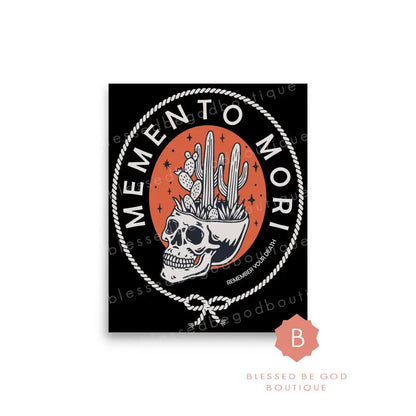 Halloween Print Memento Mori