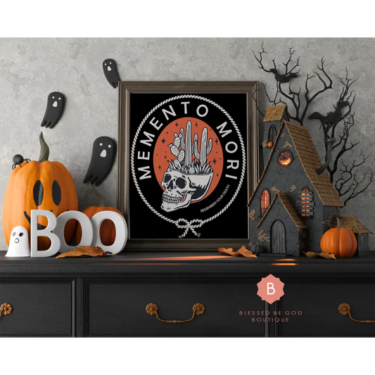Halloween Print Memento Mori