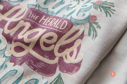 Hark the Herald Angels Sing Distressed Catholic Graphic Sweatshirt - Sweatshirt